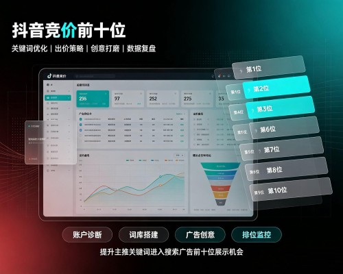 昂仁抖音搜索竞价